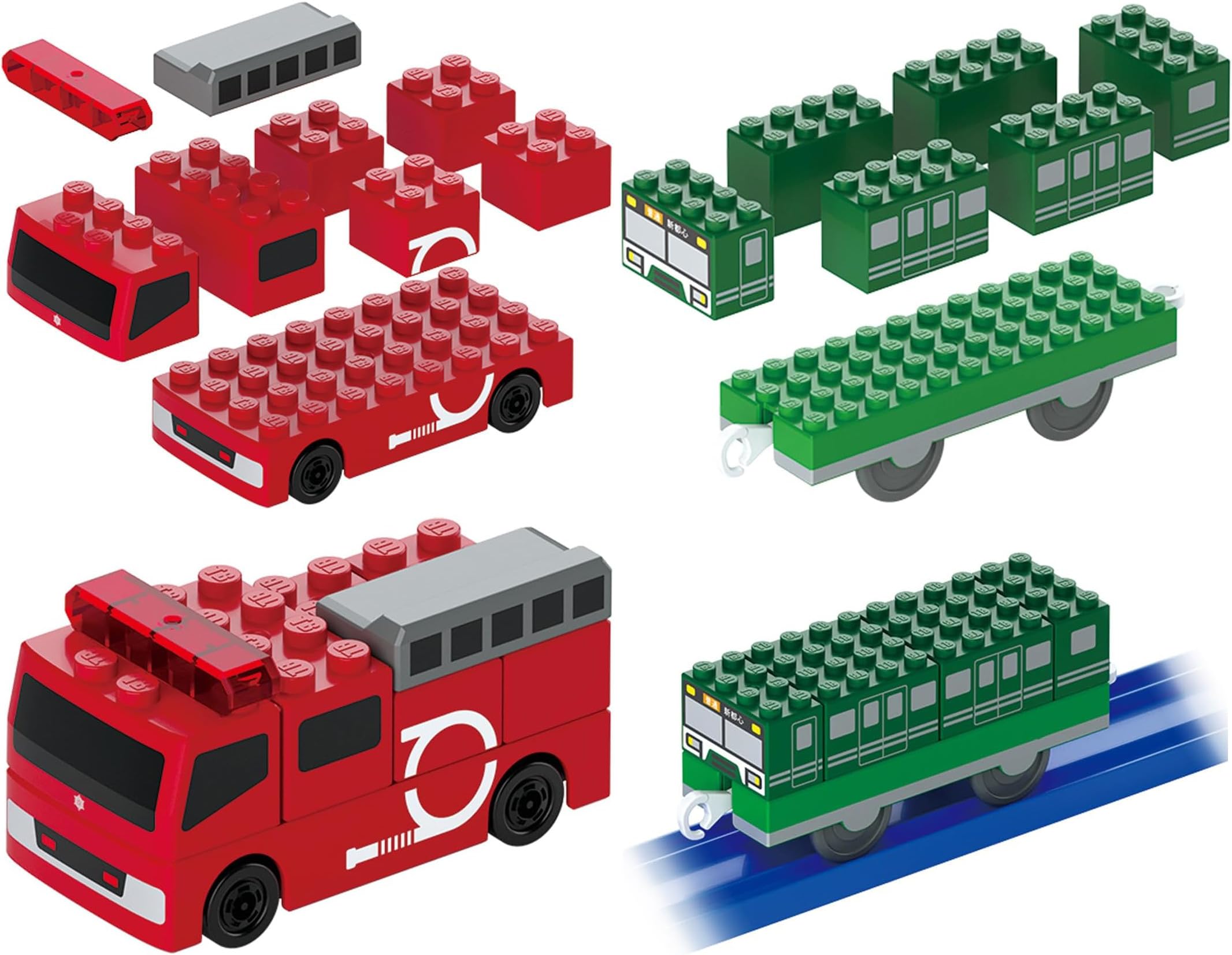 Amazon.co.jp: 【特典付(ファミリーカー)】トミカ・プラレールブロック